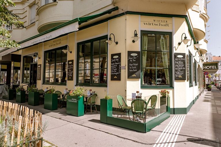 Schanigarten im Hotel Erzherzog Rainer